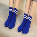 Customized white young girls tube high school socks for children